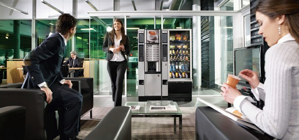 Vending machines in the workplace provide the added benefit of encouraging employees to spend time