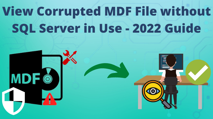 view corrupted MDF file