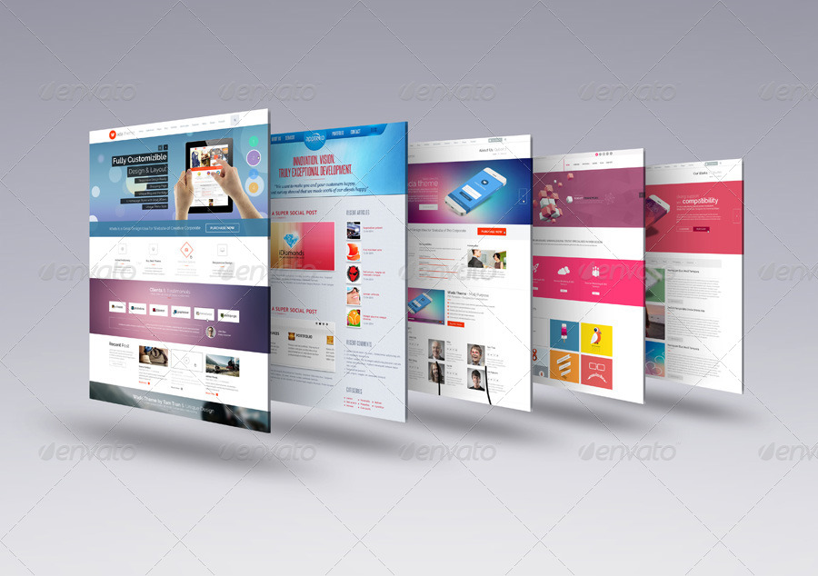 3D effects WEB design